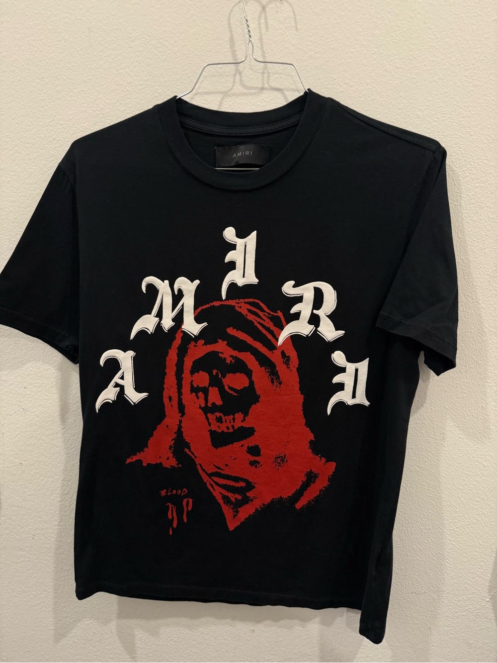 Amiri Red Head Logo Shirt Size Small